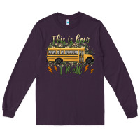 Plum this is how i roll school bus camouflage Long Sleeve Tee - Artiststas