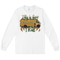 White this is how i roll school bus camouflage Long Sleeve Tee - Artiststas