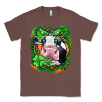 Chestnut St. Patrick's day cow Classic Tee - FaDigitalArtStudio