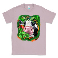 Lilac St. Patrick's day cow Classic Tee - FaDigitalArtStudio
