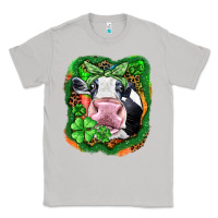 Moon Dust St. Patrick's day cow Classic Tee - FaDigitalArtStudio