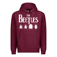 Burgundy beetles Premium Hoodie - artisFamous