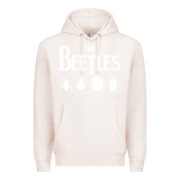 Pale Pink beetles Premium Hoodie - artisFamous