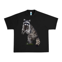 Black Raccoon Illustrations Urban Heavy Tee - LillyAllenDesigns
