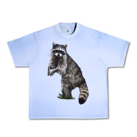 Grape Ice Raccoon Illustrations Urban Heavy Tee - LillyAllenDesigns