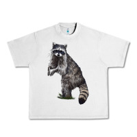 Lunar Rock Raccoon Illustrations Urban Heavy Tee - LillyAllenDesigns