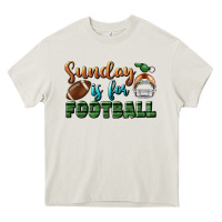 Cream sunday is for football Heavy Core Tee - BundleAndBundleShop