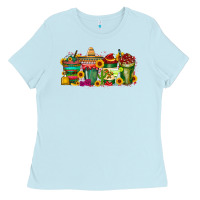 Baby Blue mexico drink Ladies Tee - RacoonDesign