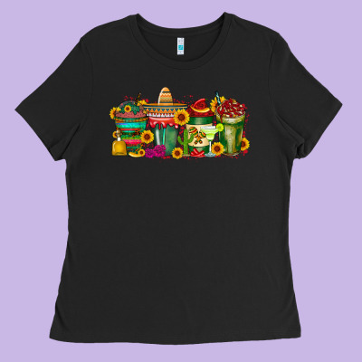 Mexico Drink Ladies Tee Designed By Racoondesign