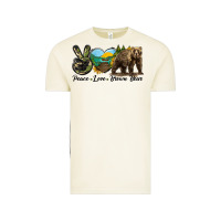 Vintage Arctic Peace Love Brown Bear Vintage Tee - LillyAllenDesigns