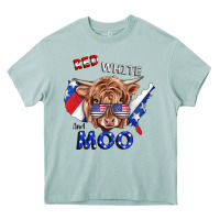 Arona Red White And Moo Cow Heavy Core Tee - RanaPortraitStore