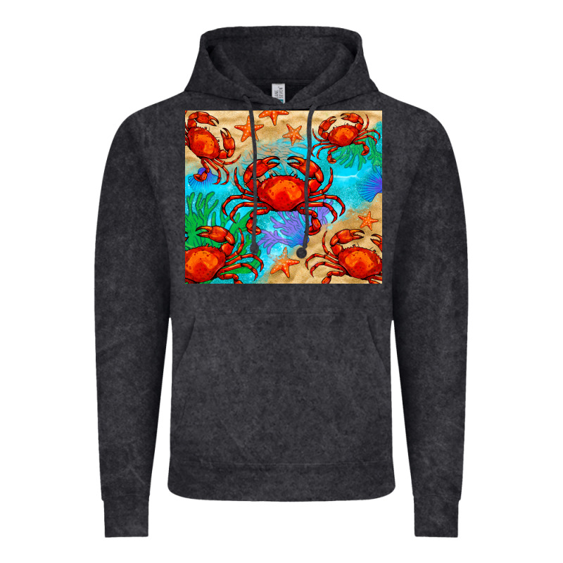 Crab Vintage Hoodie by BarkalooDesign | Teevron