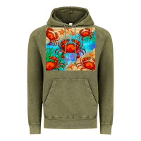 Vintage Olive crab Vintage Hoodie - BarkalooDesign