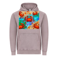 Vintage Zinc crab Vintage Hoodie - BarkalooDesign
