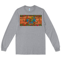 Heather Grey i teach au some kids license plate Long Sleeve Tee - Artiststas