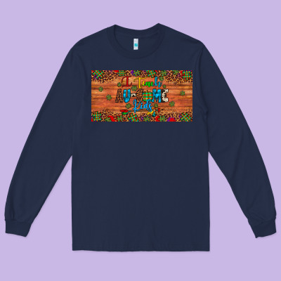 I Teach Au Some Kids License Plate Long Sleeve Tee Designed By Artiststas