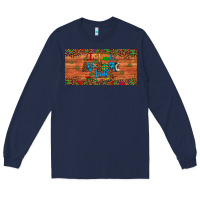 Navy i teach au some kids license plate Long Sleeve Tee - Artiststas