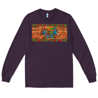 Plum i teach au some kids license plate Long Sleeve Tee - Artiststas
