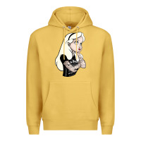Antique Gold alice tattoo Premium Hoodie - artisFamous