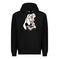 Black alice tattoo Premium Hoodie - artisFamous