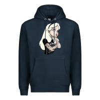 Navy alice tattoo Premium Hoodie - artisFamous