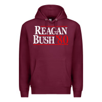 Burgundy regan bush for dark Premium Hoodie - artisFamous