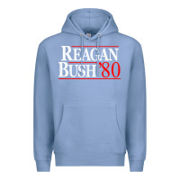 Colony Blue regan bush for dark Premium Hoodie - artisFamous