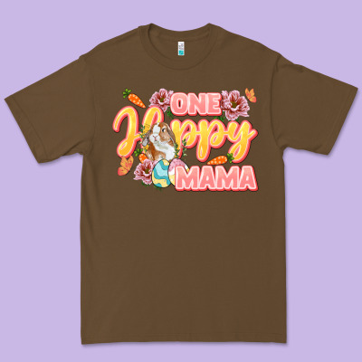 One Hoppy Mama Mother's Day Premium Tee Designed By Lillyallendesigns