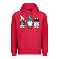 Cardinal african american nurse gnomies medical gnomies Premium Hoodie - BarkalooDesign