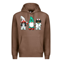 Chestnut african american nurse gnomies medical gnomies Premium Hoodie - BarkalooDesign