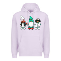 Lilac african american nurse gnomies medical gnomies Premium Hoodie - BarkalooDesign
