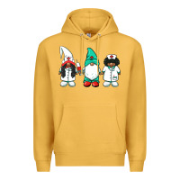 Mustard african american nurse gnomies medical gnomies Premium Hoodie - BarkalooDesign
