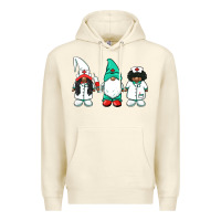 Sandshell african american nurse gnomies medical gnomies Premium Hoodie - BarkalooDesign