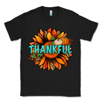 Black thankful with sunflower bbs Classic Tee - BundleAndBundleShop