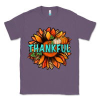 Lavender thankful with sunflower bbs Classic Tee - BundleAndBundleShop