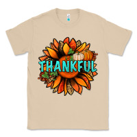 Mushroom thankful with sunflower bbs Classic Tee - BundleAndBundleShop