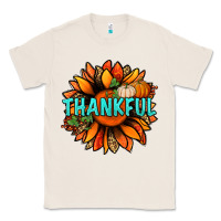 Natural thankful with sunflower bbs Classic Tee - BundleAndBundleShop