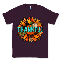 Plum thankful with sunflower bbs Classic Tee - BundleAndBundleShop