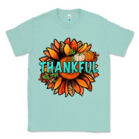 Seafoam thankful with sunflower bbs Classic Tee - BundleAndBundleShop