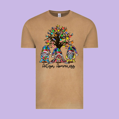 Autism Awarenes Vintage Tee Designed By Sublimationcraftshop