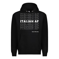 Black italian af Premium Hoodie - artisFamous