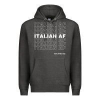 Charcoal Heather italian af Premium Hoodie - artisFamous