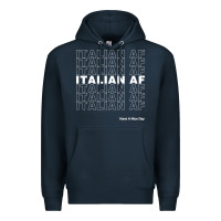 Navy italian af Premium Hoodie - artisFamous