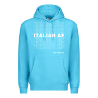 Ocean Blue italian af Premium Hoodie - artisFamous