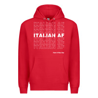 Red italian af Premium Hoodie - artisFamous