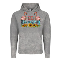 Cloud Rock be flamezing flamingo Vintage Hoodie - BarkalooDesign
