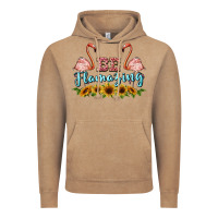 Vintage Coffee be flamezing flamingo Vintage Hoodie - BarkalooDesign