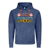 Vintage Denim be flamezing flamingo Vintage Hoodie - BarkalooDesign