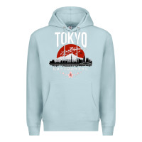 Blue Mist tokyo Premium Hoodie - artisFamous