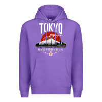 Purple tokyo Premium Hoodie - artisFamous